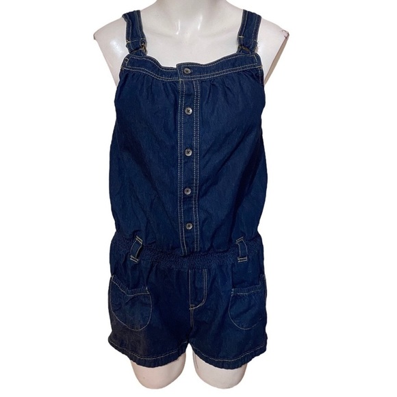 Levi’s Denim Romper Size M (Fits Like sizes 6-8) - Picture 2 of 7